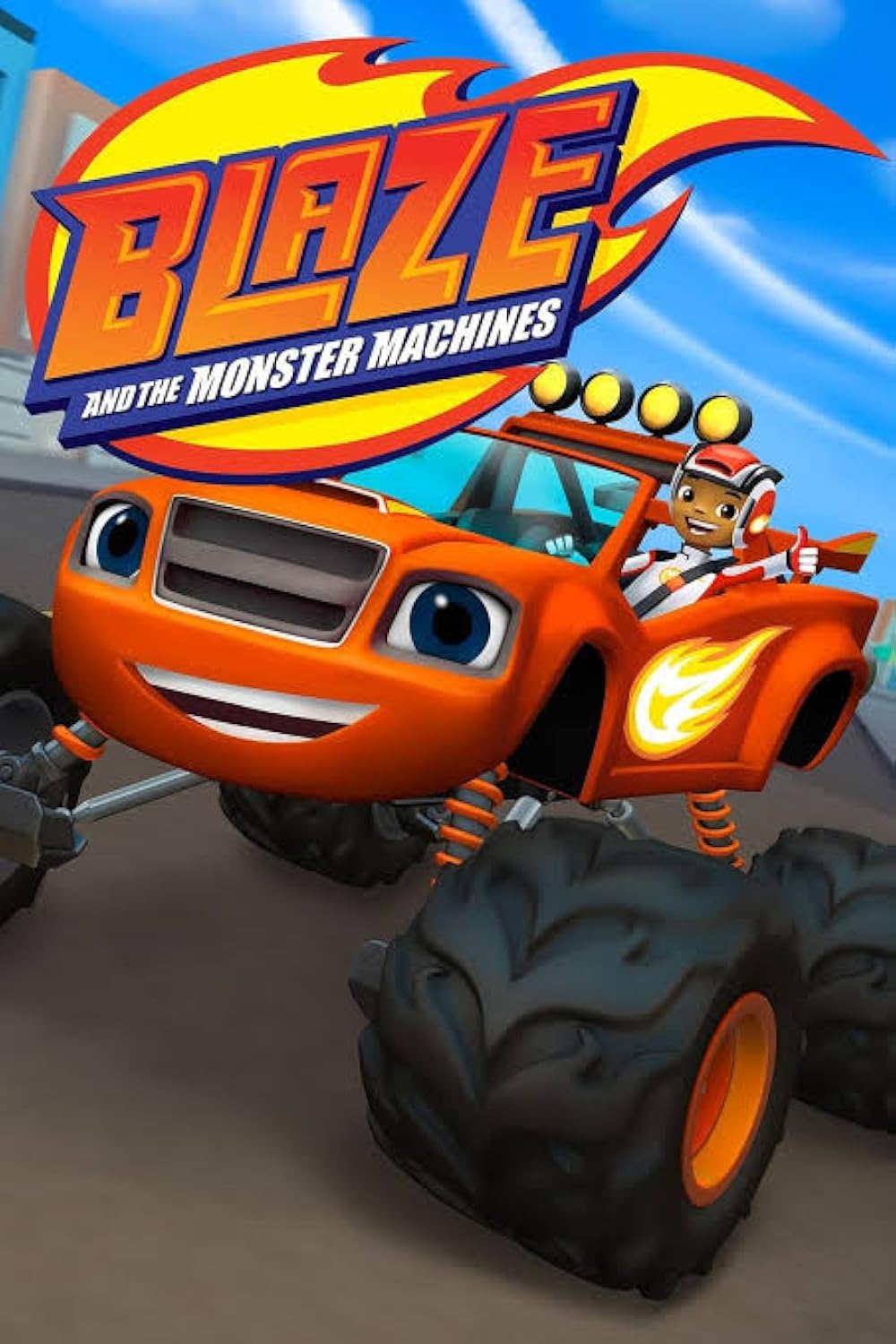 کاور بلیز و ماشینهای غولپیکر (Blaze and the Monster Machines) در مسیر کوه قصهها